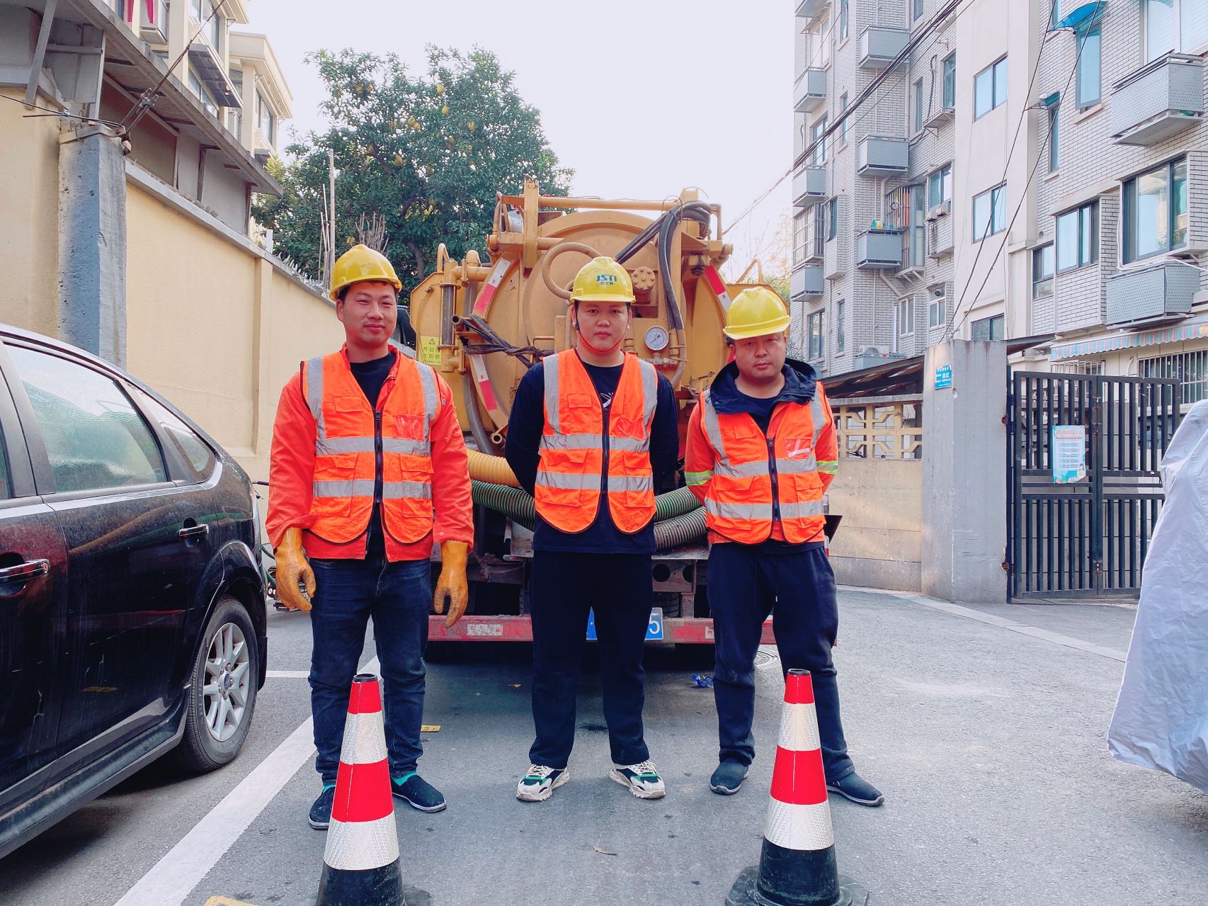 尧石二村南京某小区管道清淤检测施工